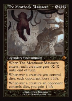 The Meathook Massacre Innistrad Remastered Retro Frame